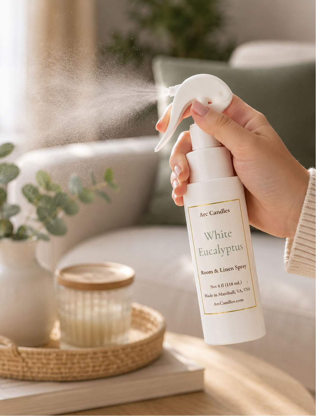 White Eucalyptus Room and Linen Spray