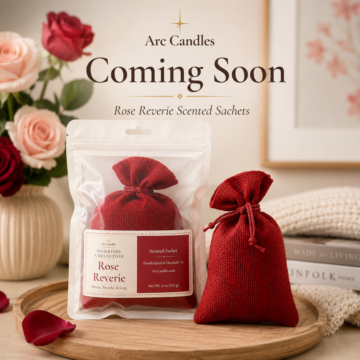 Rose Reverie Scented Sachet